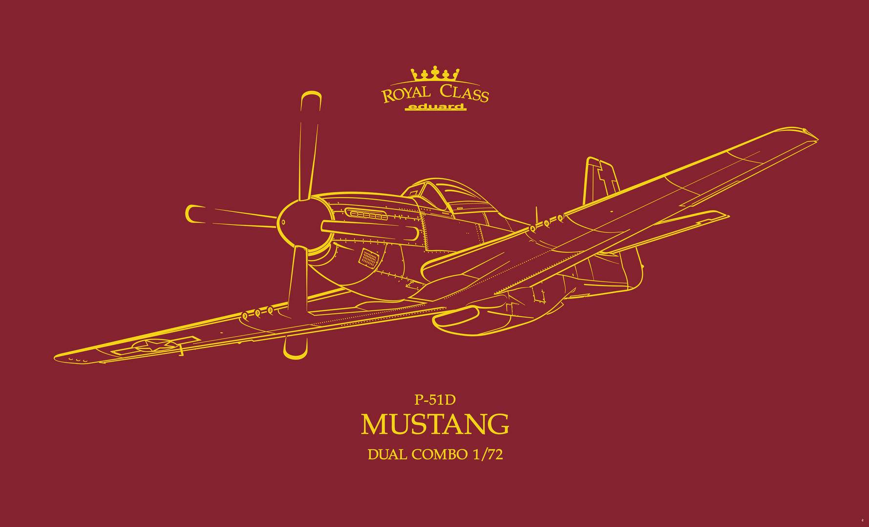 P-51D MUSTANG DUAL COMBO Royal Class edition