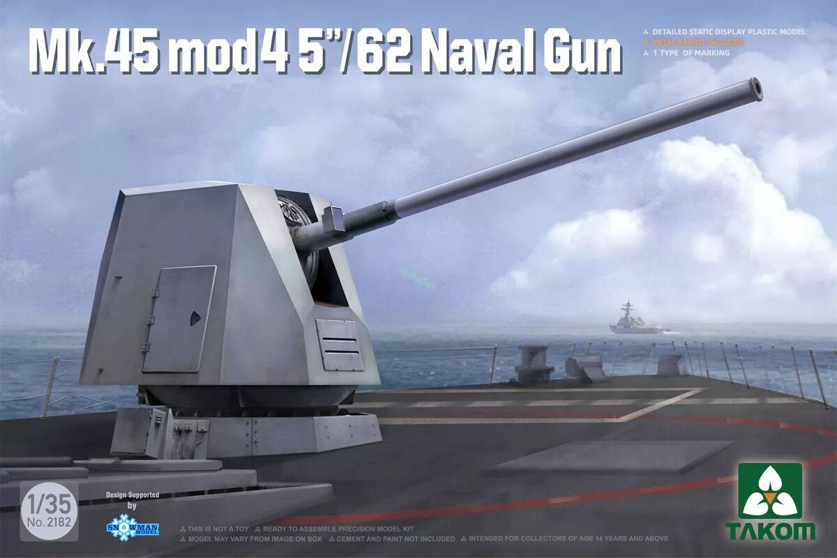 Mk.45 mod 4 5"/62 Naval Gun