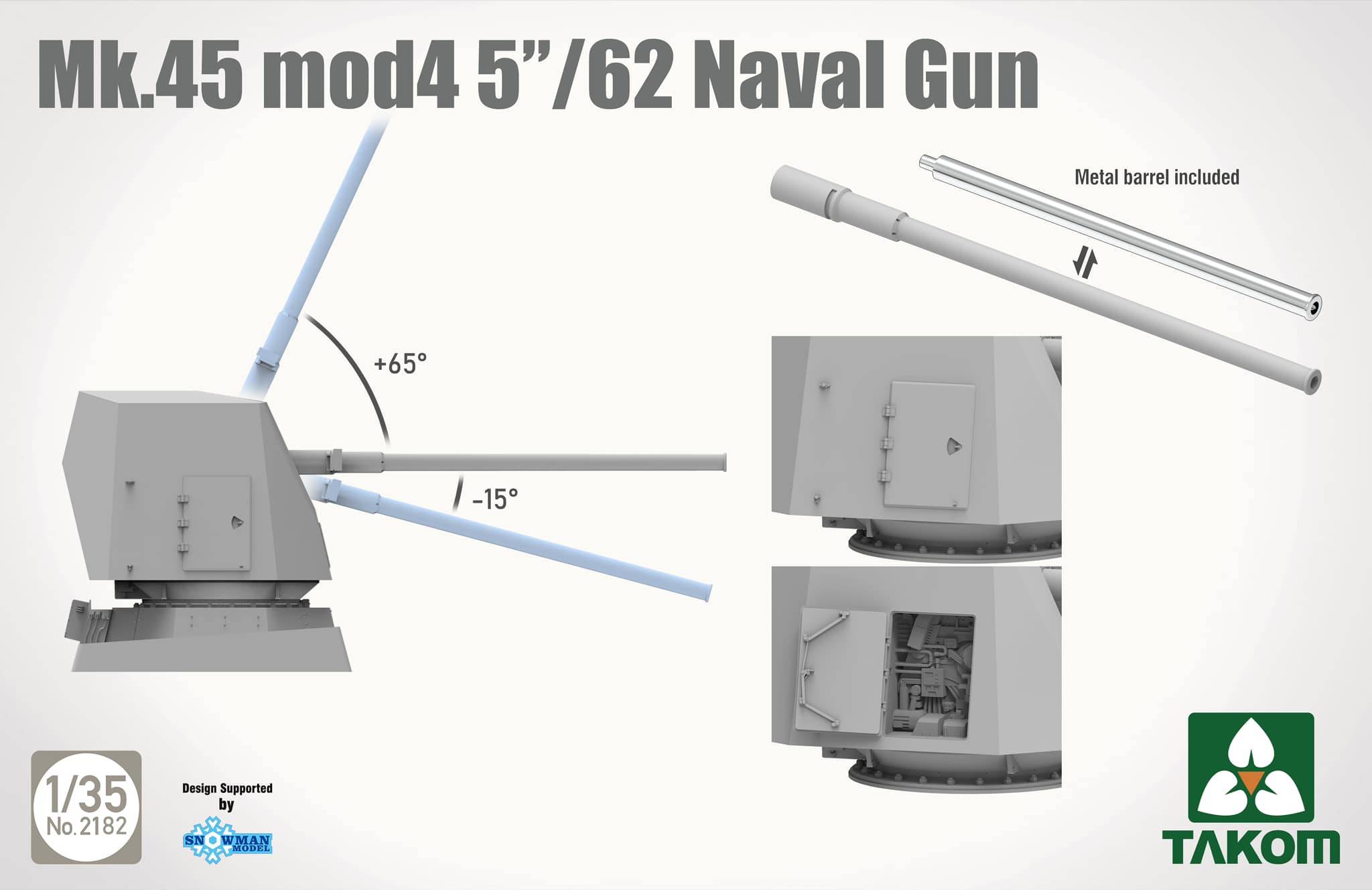 Mk.45 mod 4 5"/62 Naval Gun – Image 3