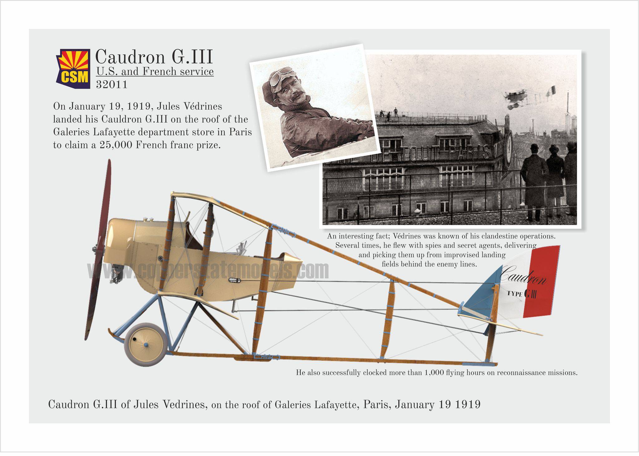 Caudron G.III Late, U.S. and French service – Image 4