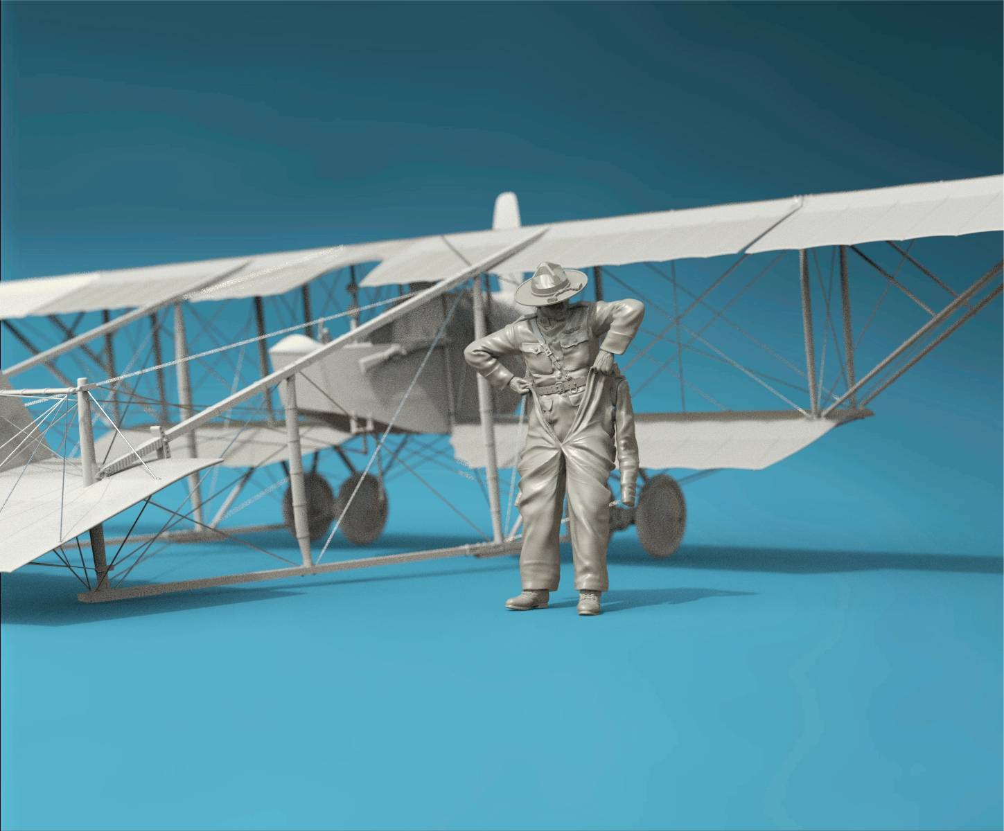 US Army Air Service Airman almost in a suit – Image 2