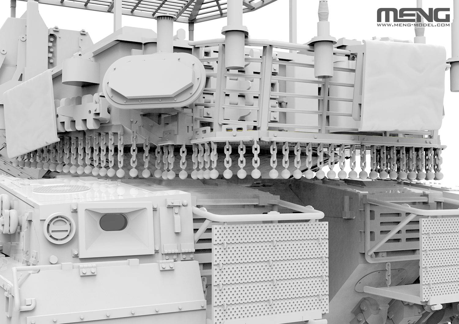 Merkava Mk.4M w/roof-mounted slat armor Israel Main Battle Tank – Image 11