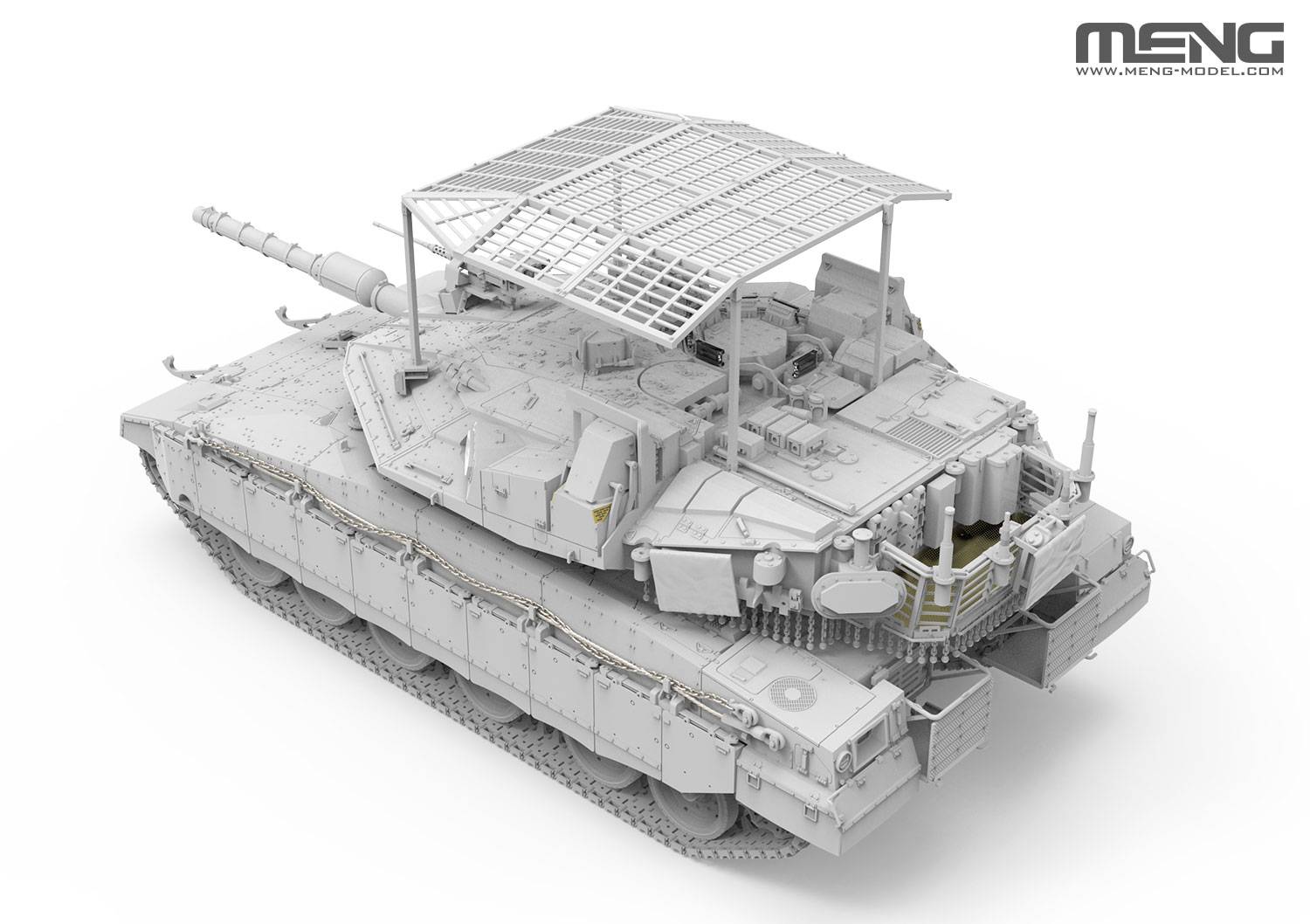Merkava Mk.4M w/roof-mounted slat armor Israel Main Battle Tank – Image 3