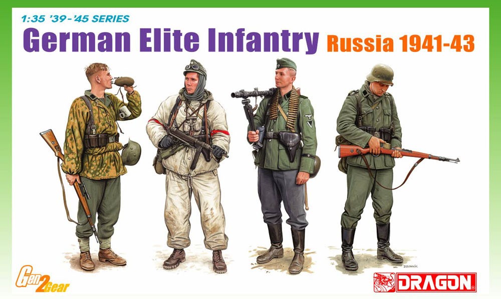 German Elite Infantry Russia 1941-43