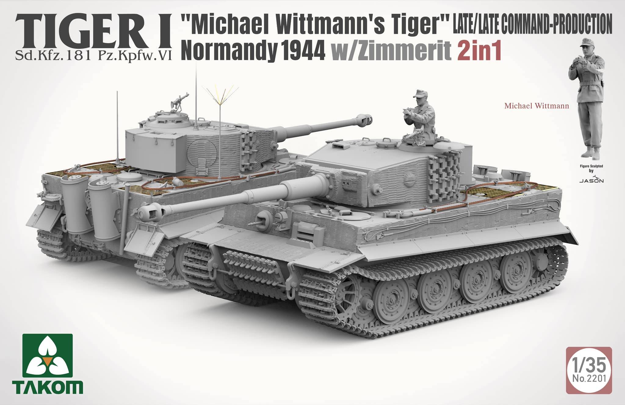 Tiger I Late Production w/zimmerit Normandy 1944 Sd.Kfz. 181 Pz.Kpfw. VI Ausf. E "Michael Wittmann's Tiger"(Late/Late Command) – Image 2