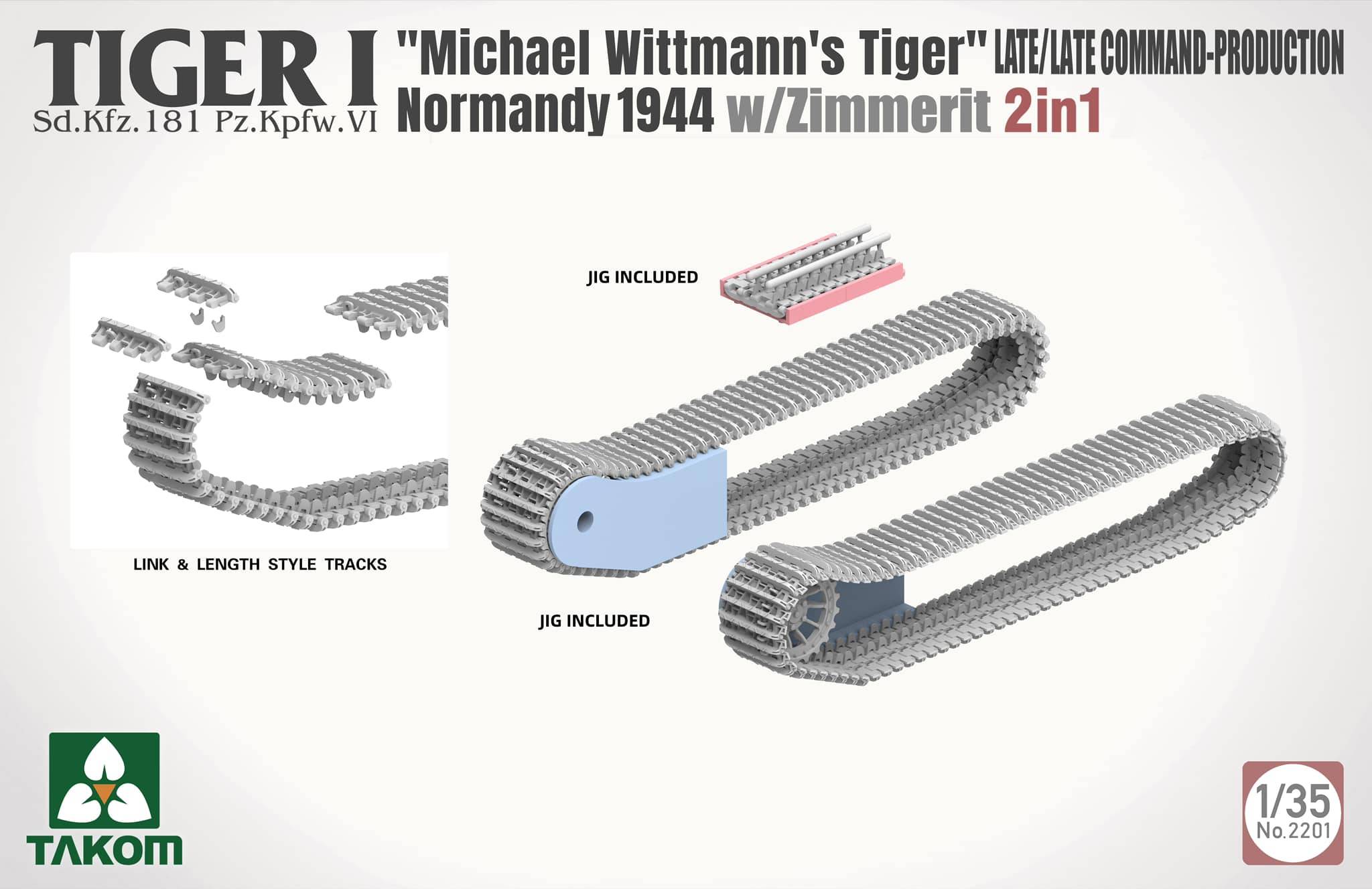 Tiger I Late Production w/zimmerit Normandy 1944 Sd.Kfz. 181 Pz.Kpfw. VI Ausf. E "Michael Wittmann's Tiger"(Late/Late Command) – Image 3