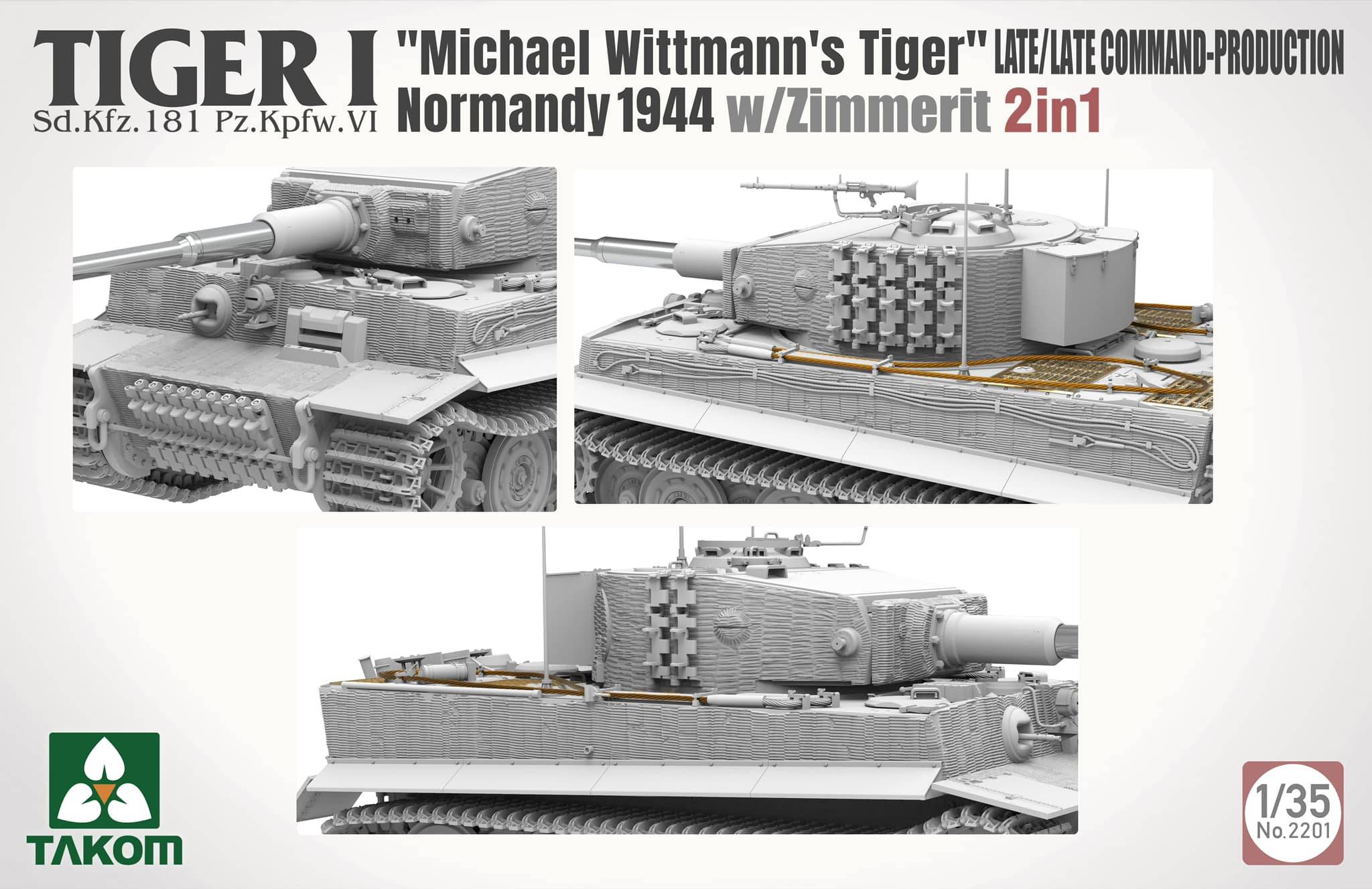 Tiger I Late Production w/zimmerit Normandy 1944 Sd.Kfz. 181 Pz.Kpfw. VI Ausf. E "Michael Wittmann's Tiger"(Late/Late Command) – Image 6