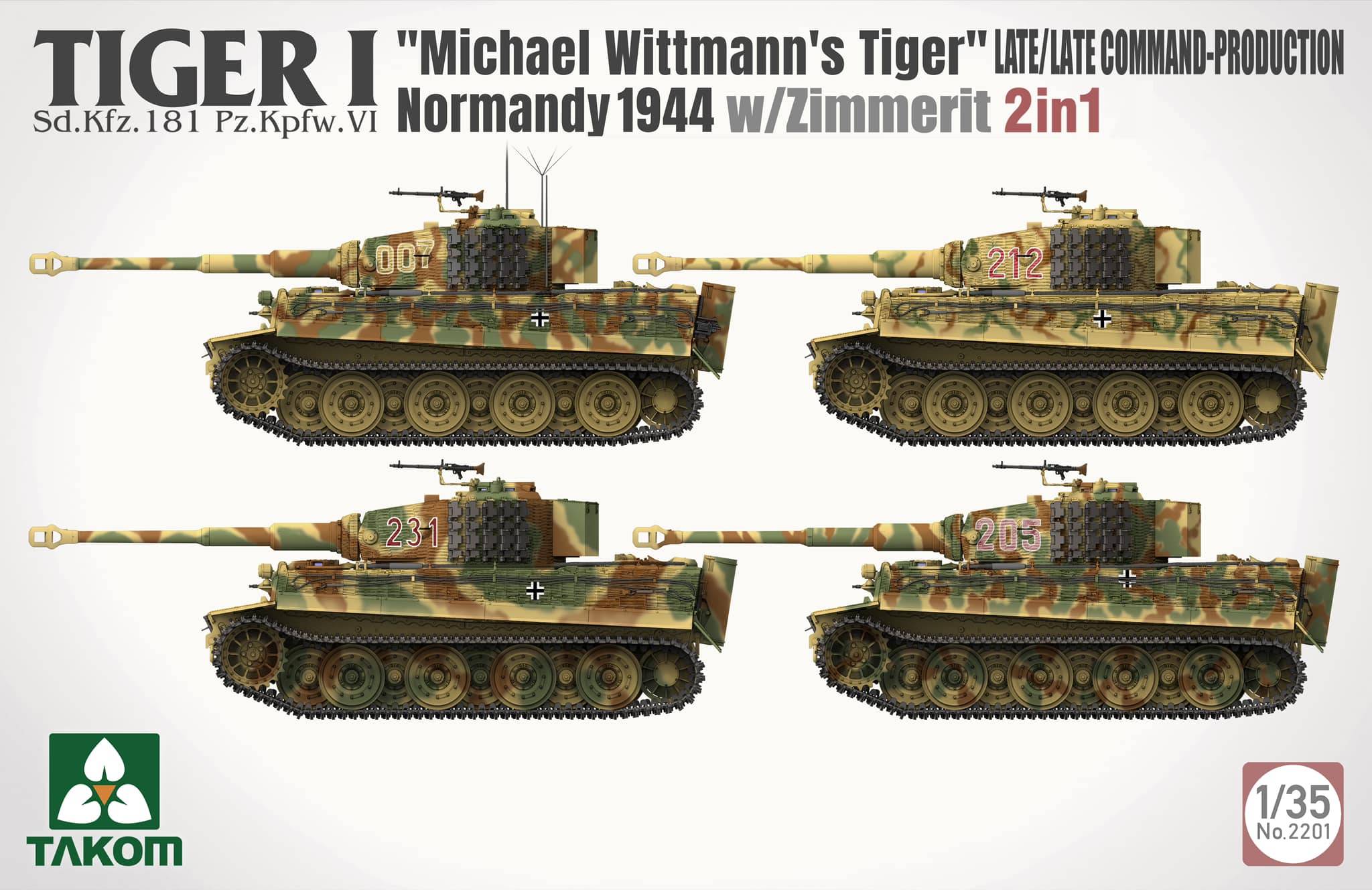 Tiger I Late Production w/zimmerit Normandy 1944 Sd.Kfz. 181 Pz.Kpfw. VI Ausf. E "Michael Wittmann's Tiger"(Late/Late Command) – Image 7