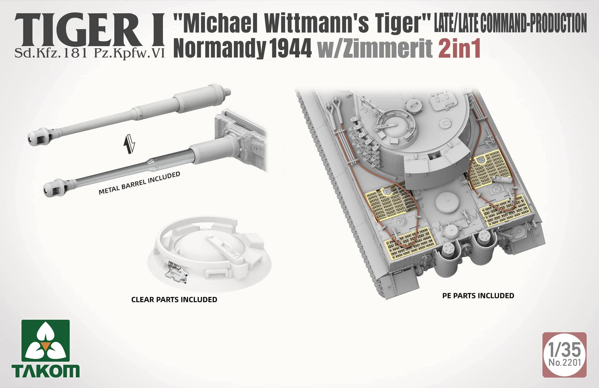 Tiger I Late Production w/zimmerit Normandy 1944 Sd.Kfz. 181 Pz.Kpfw. VI Ausf. E "Michael Wittmann's Tiger"(Late/Late Command) – Image 8