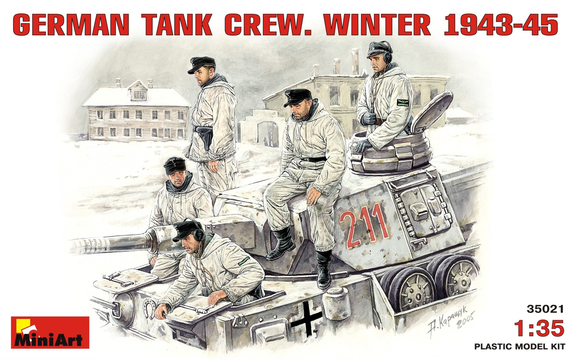 GERMAN TANK CREW. WINTER 1943-45