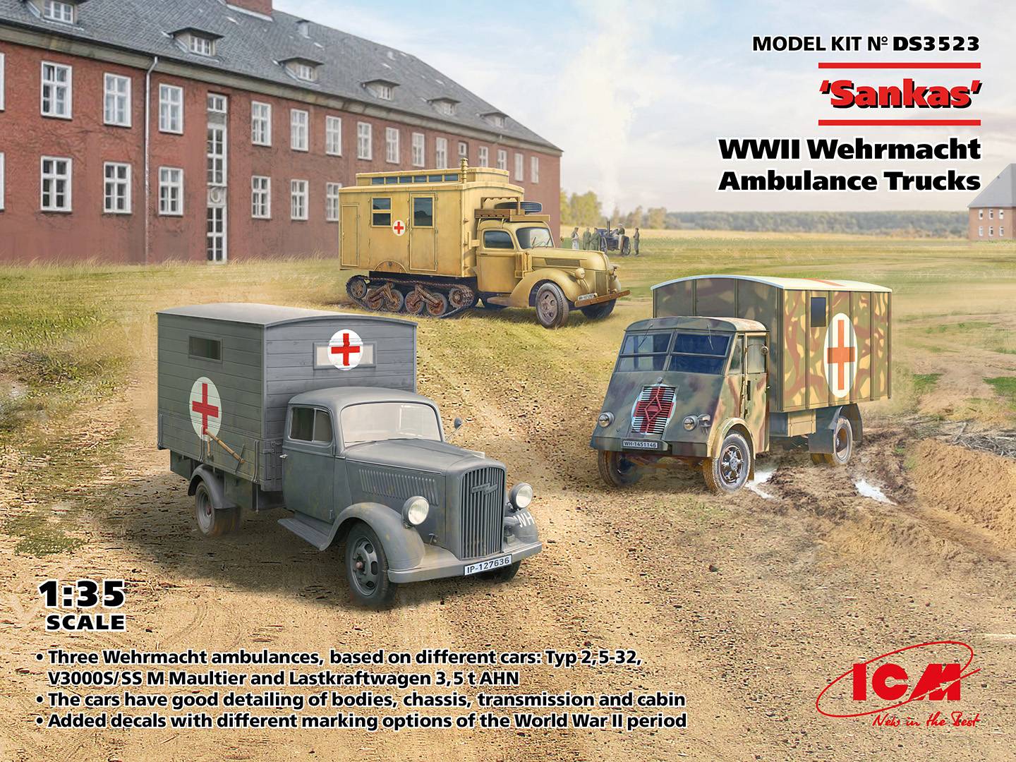 'Sankas' WWII Wehrmacht Ambulance Trucks – Image 3
