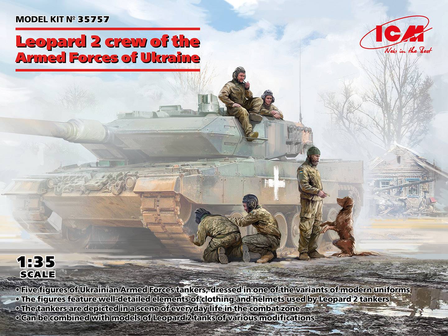 Leopard 2 crew of the Armed Forces of Ukraine