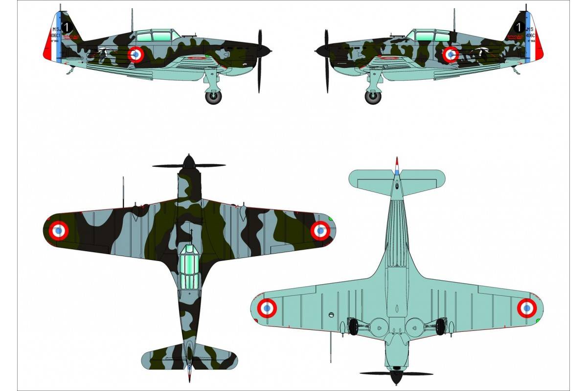 Morane-Saulnier MS.406C.1 Battle of France – Image 4
