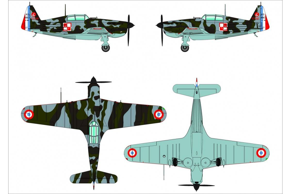 Morane-Saulnier MS.406C.1 Battle of France – Image 5