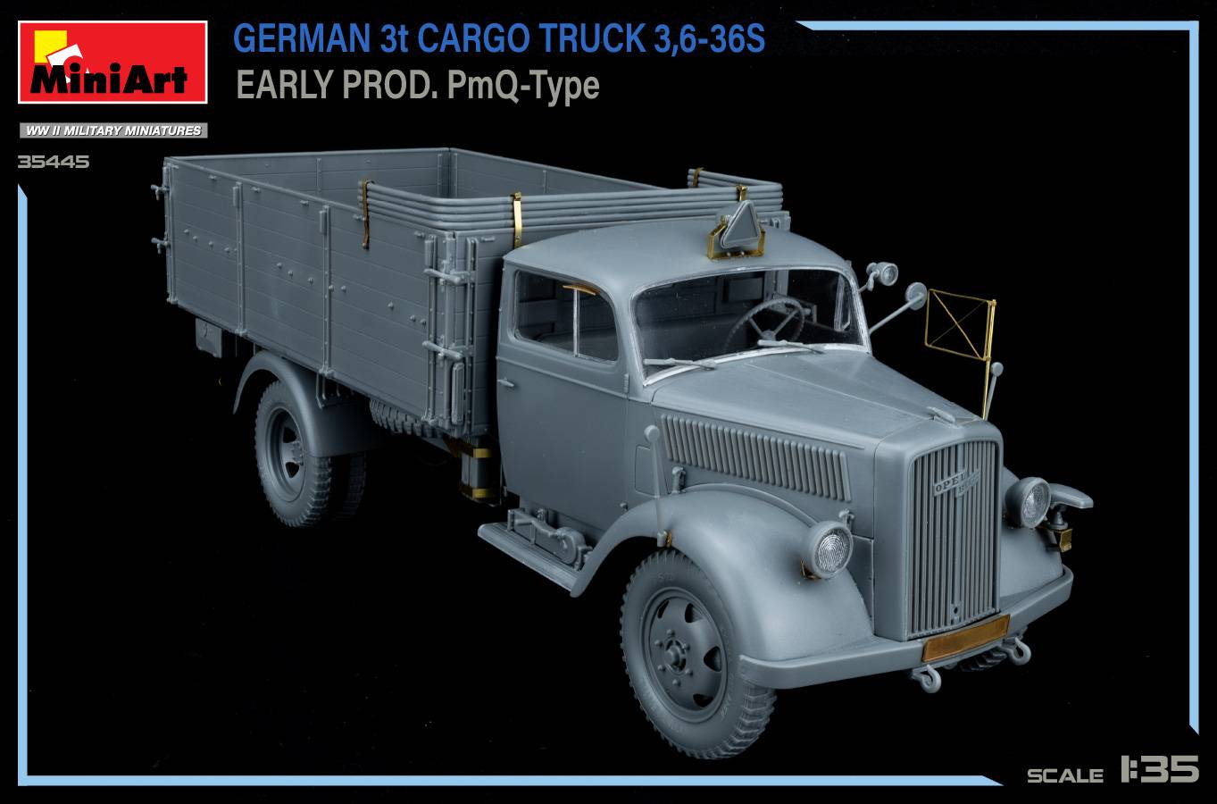 GERMAN 3t CARGO TRUCK 3,6-36S EARLY PROD. PmQ-Type – Image 2