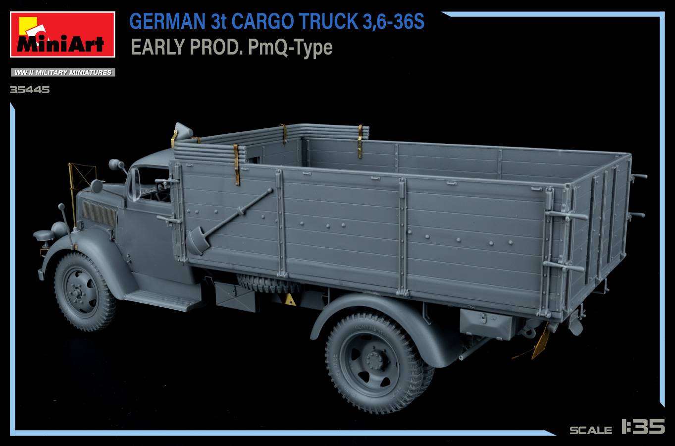 GERMAN 3t CARGO TRUCK 3,6-36S EARLY PROD. PmQ-Type – Image 3