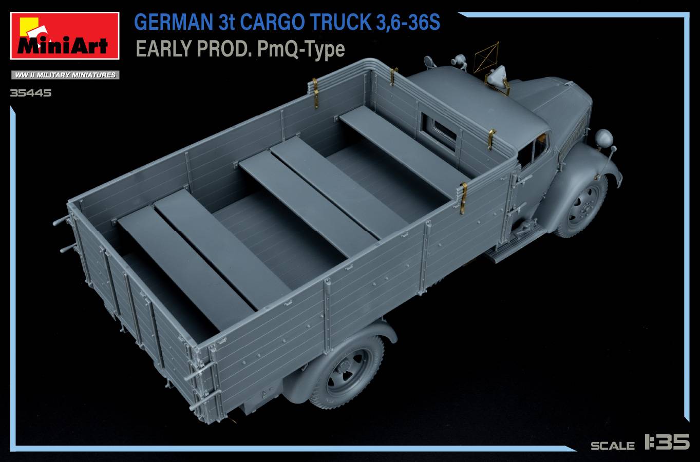 GERMAN 3t CARGO TRUCK 3,6-36S EARLY PROD. PmQ-Type – Image 4
