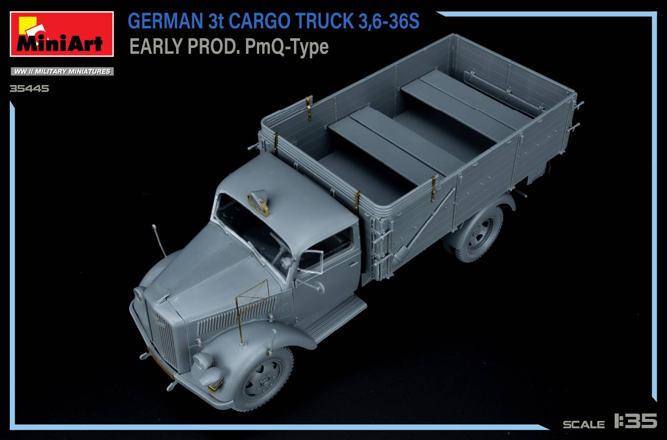 GERMAN 3t CARGO TRUCK 3,6-36S EARLY PROD. PmQ-Type – Image 5