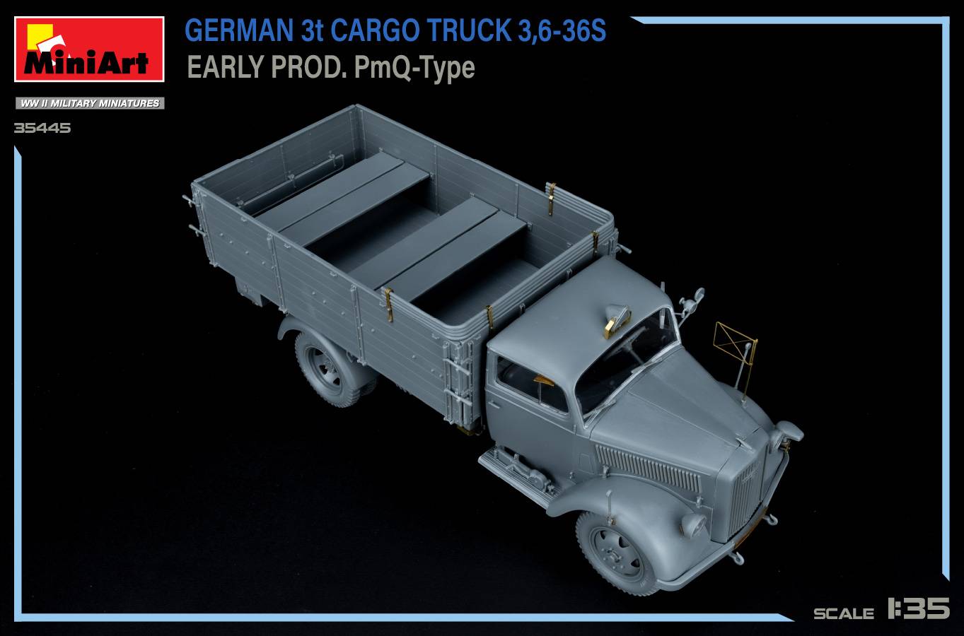 GERMAN 3t CARGO TRUCK 3,6-36S EARLY PROD. PmQ-Type – Image 6