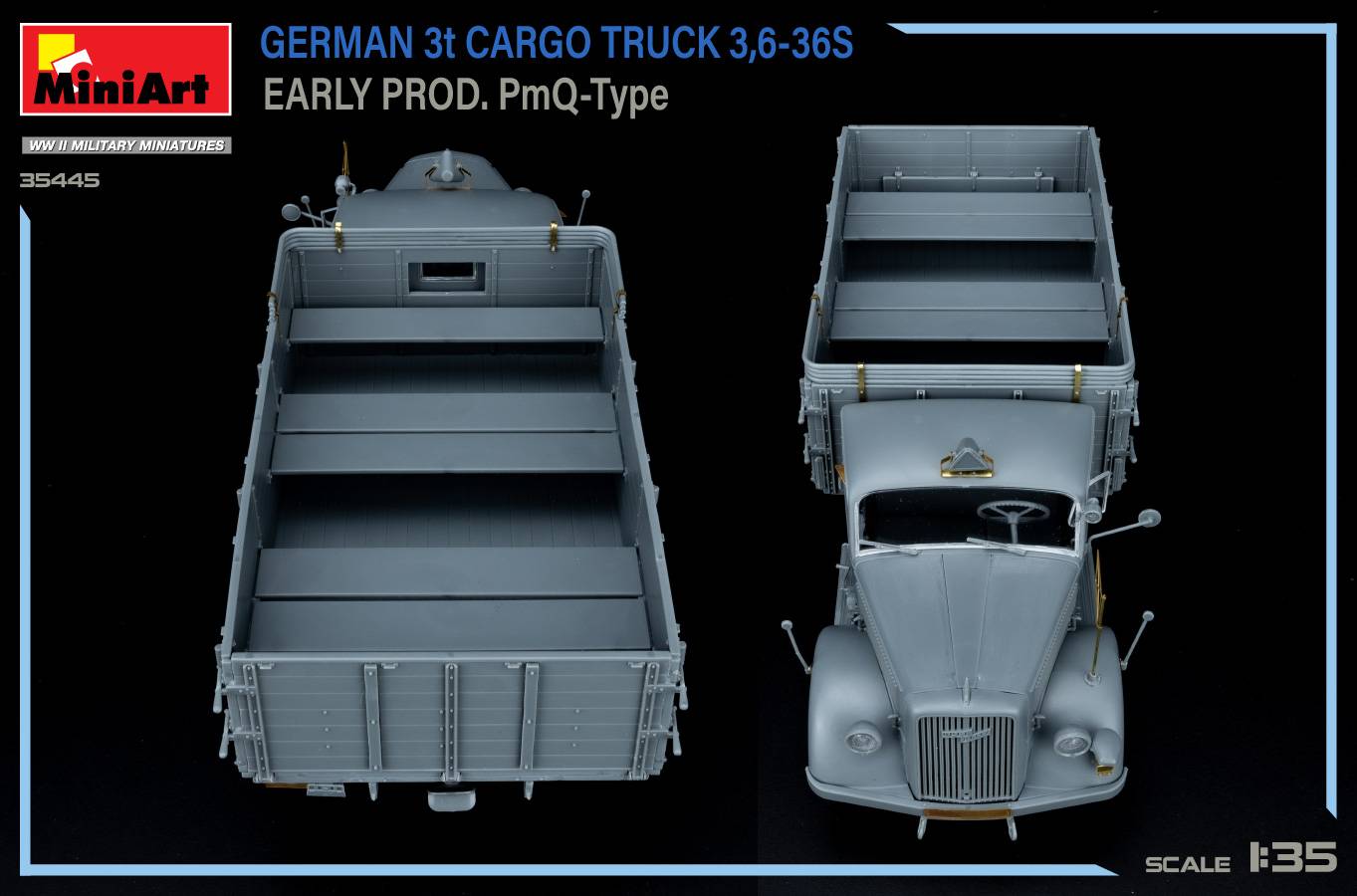 GERMAN 3t CARGO TRUCK 3,6-36S EARLY PROD. PmQ-Type – Image 7
