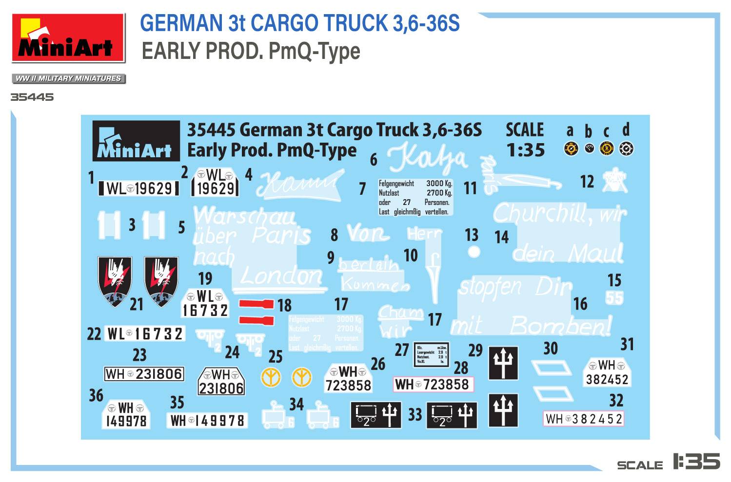 GERMAN 3t CARGO TRUCK 3,6-36S EARLY PROD. PmQ-Type – Image 10