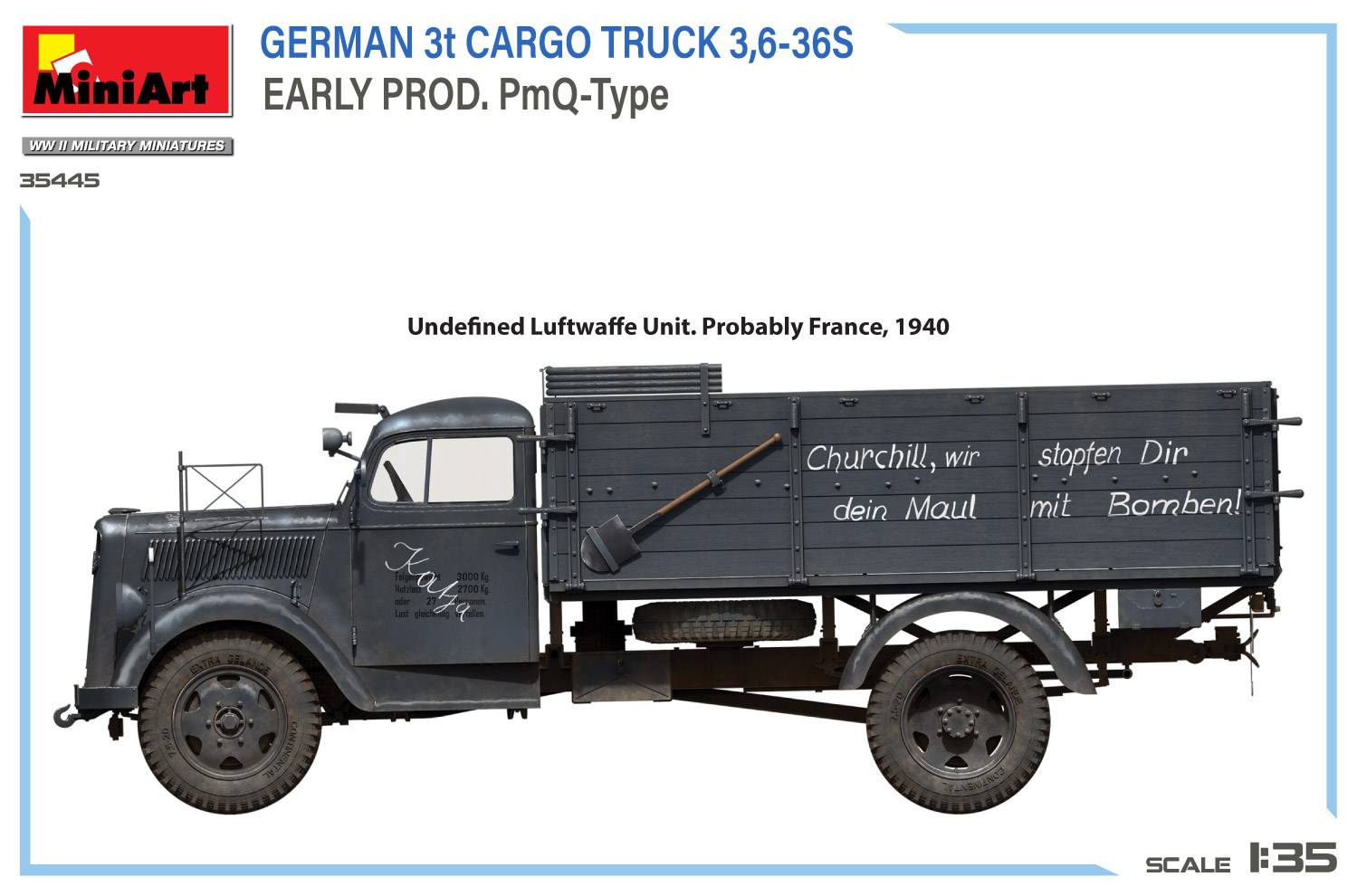 GERMAN 3t CARGO TRUCK 3,6-36S EARLY PROD. PmQ-Type – Image 12