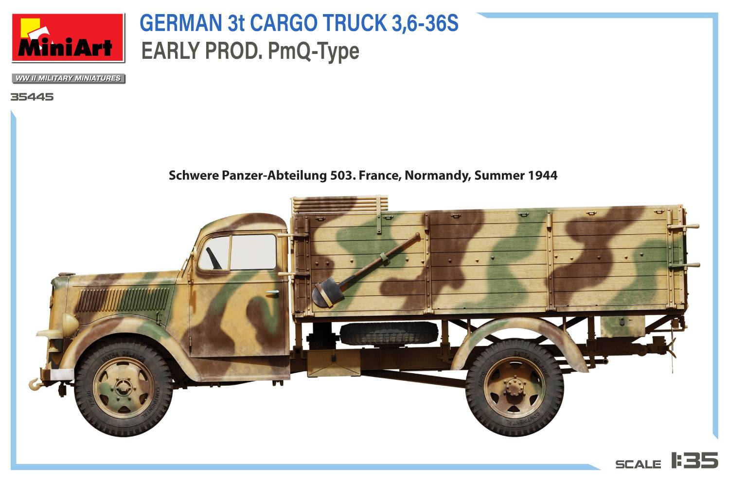 GERMAN 3t CARGO TRUCK 3,6-36S EARLY PROD. PmQ-Type – Image 17