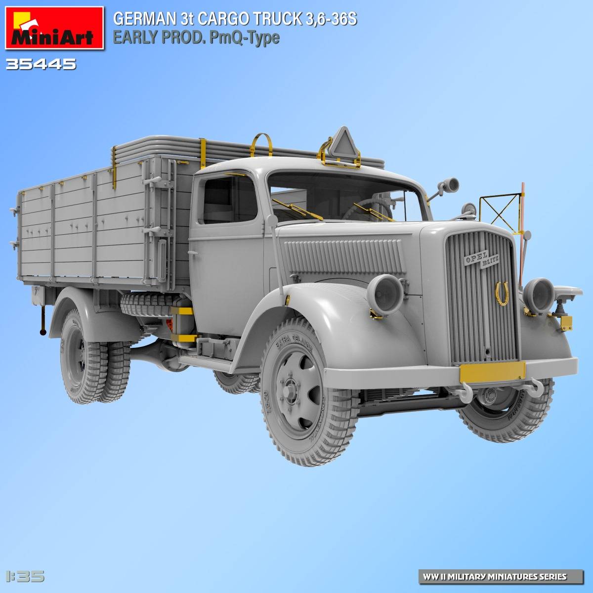GERMAN 3t CARGO TRUCK 3,6-36S EARLY PROD. PmQ-Type – Image 18