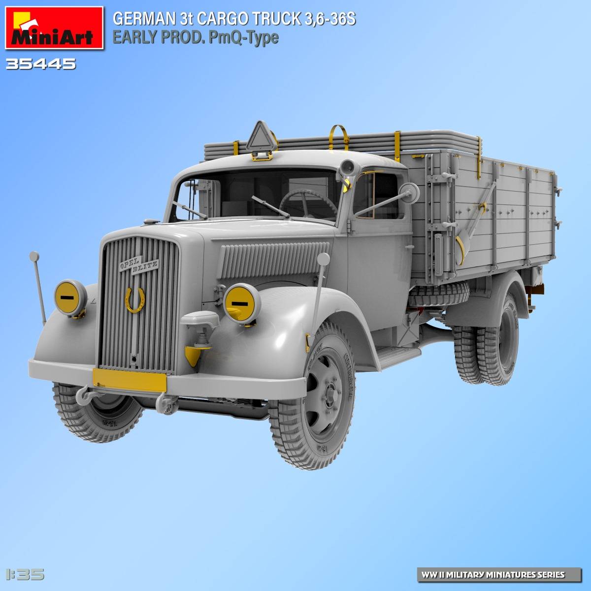GERMAN 3t CARGO TRUCK 3,6-36S EARLY PROD. PmQ-Type – Image 19