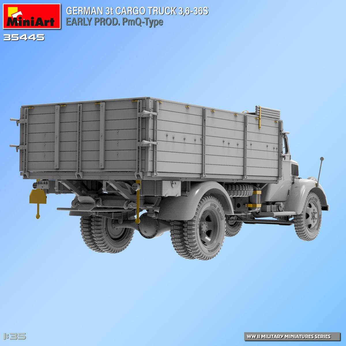 GERMAN 3t CARGO TRUCK 3,6-36S EARLY PROD. PmQ-Type – Image 20