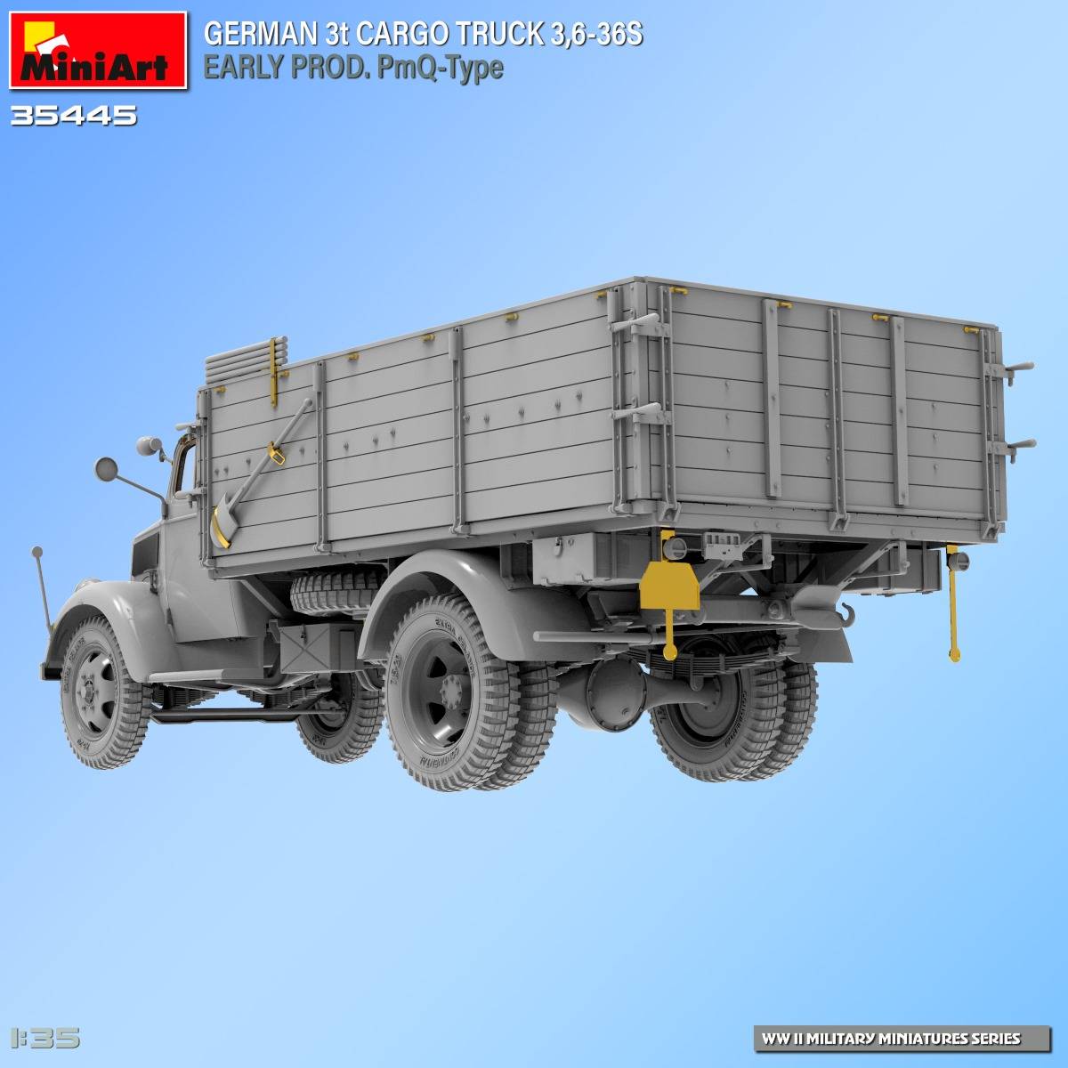 GERMAN 3t CARGO TRUCK 3,6-36S EARLY PROD. PmQ-Type – Image 21