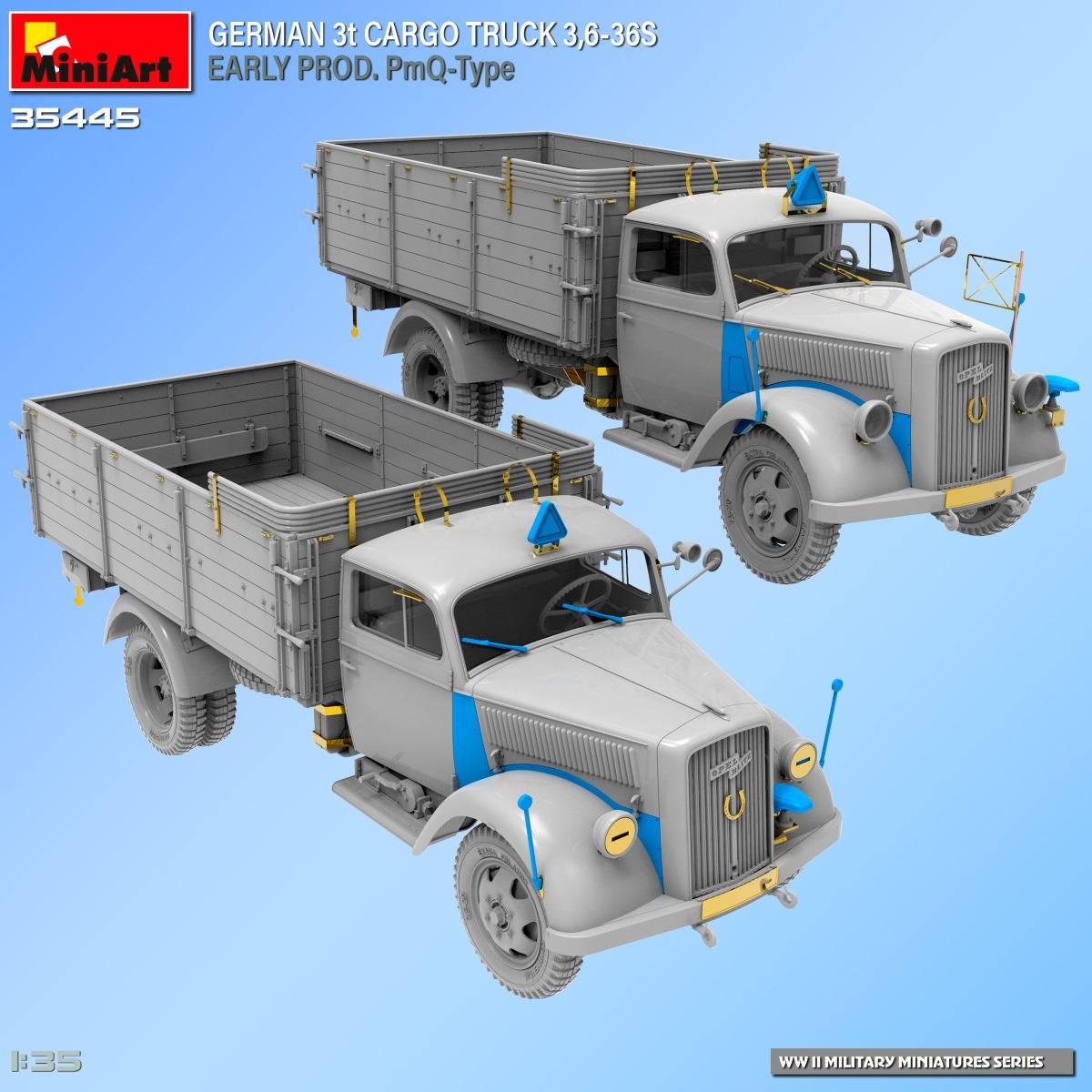 GERMAN 3t CARGO TRUCK 3,6-36S EARLY PROD. PmQ-Type – Image 23