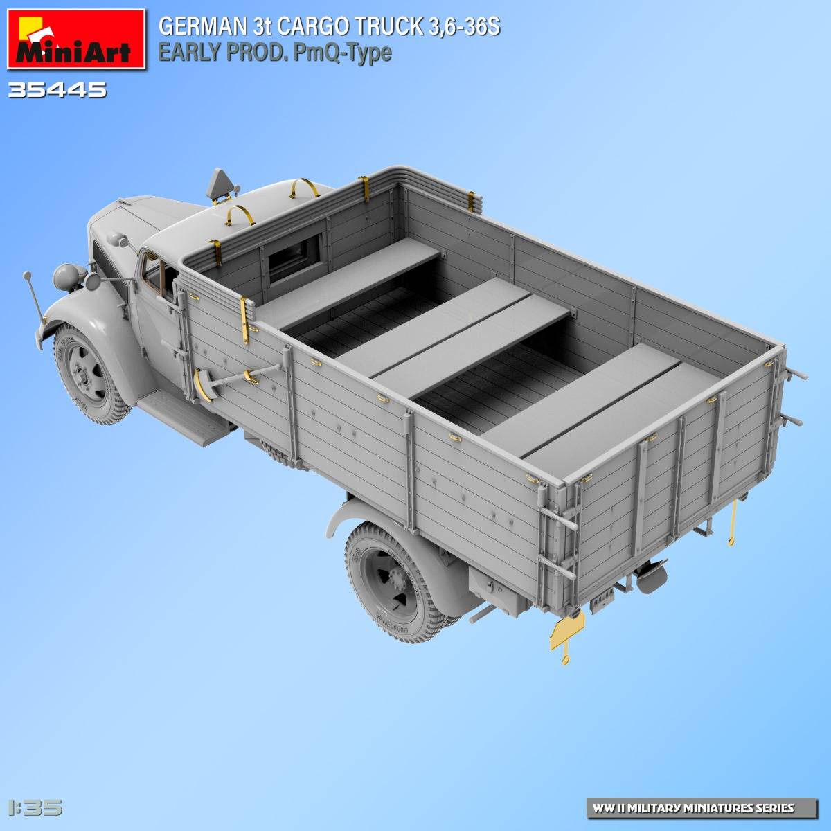 GERMAN 3t CARGO TRUCK 3,6-36S EARLY PROD. PmQ-Type – Image 25