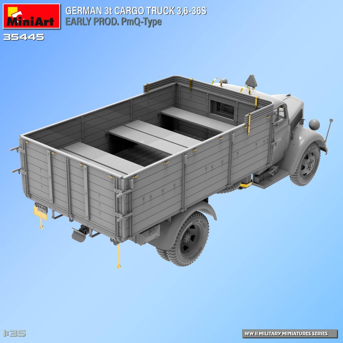 GERMAN 3t CARGO TRUCK 3,6-36S EARLY PROD. PmQ-Type – Image 27