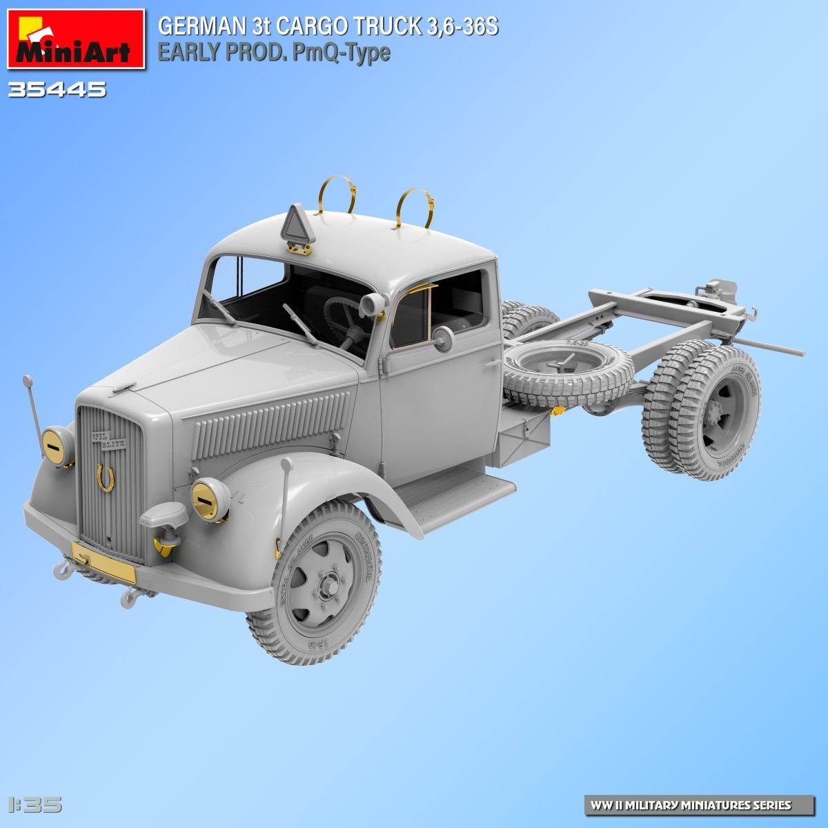 GERMAN 3t CARGO TRUCK 3,6-36S EARLY PROD. PmQ-Type – Image 28