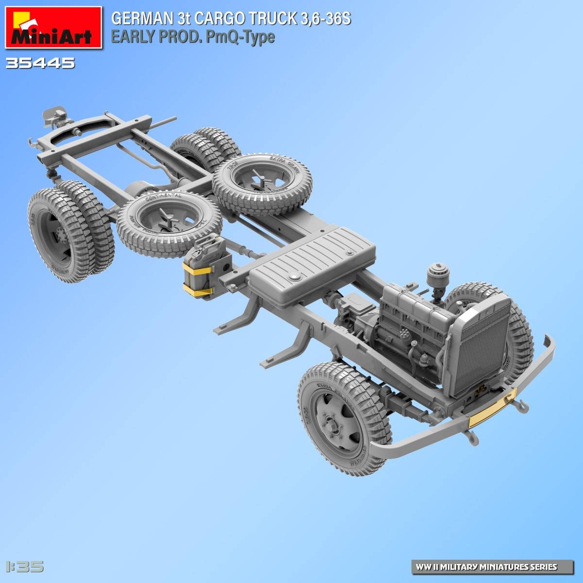 GERMAN 3t CARGO TRUCK 3,6-36S EARLY PROD. PmQ-Type – Image 30