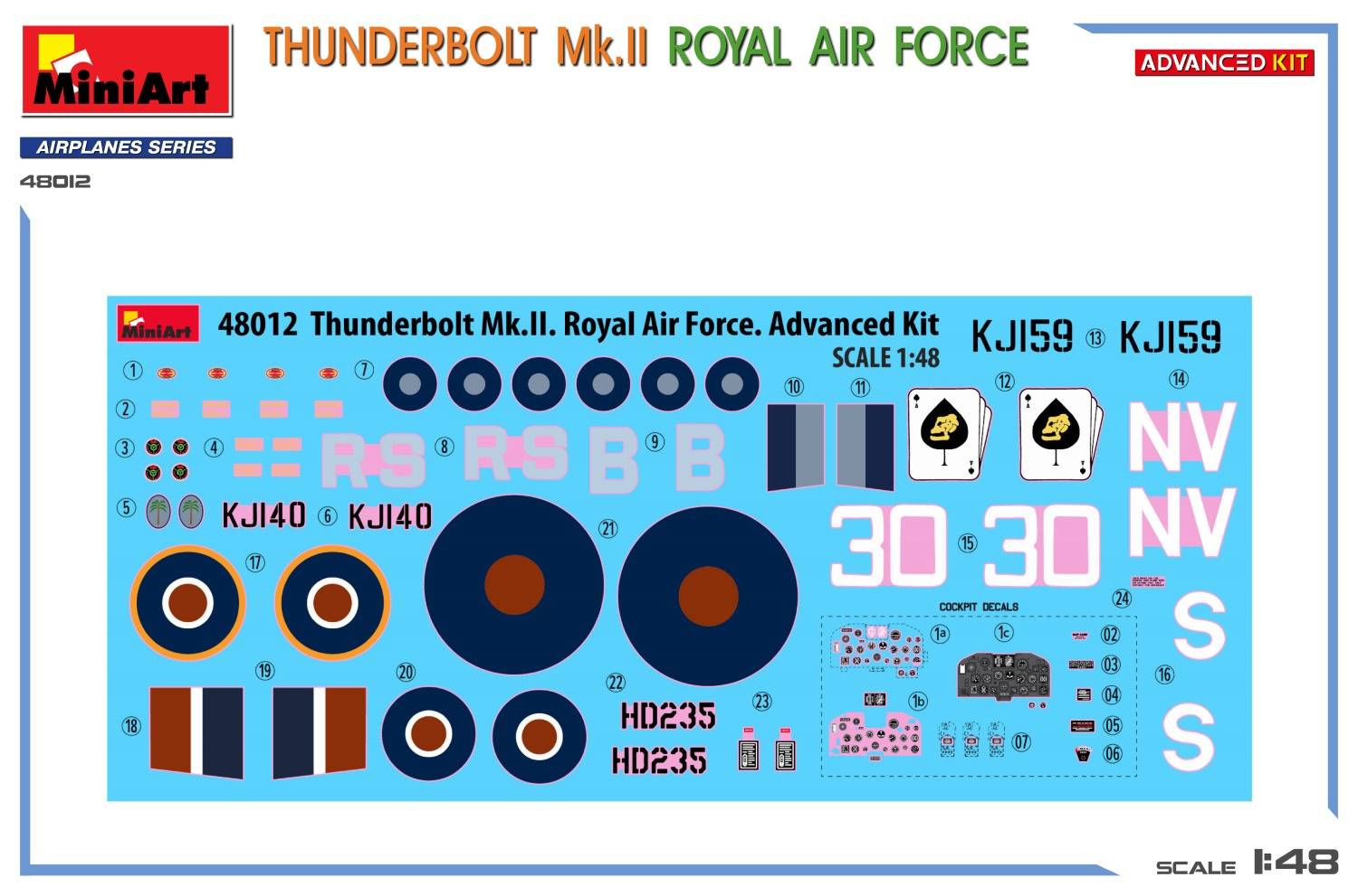 THUNDERBOLT Mk.II. ROYAL AIR FORCE. ADVANCED KIT – Image 2