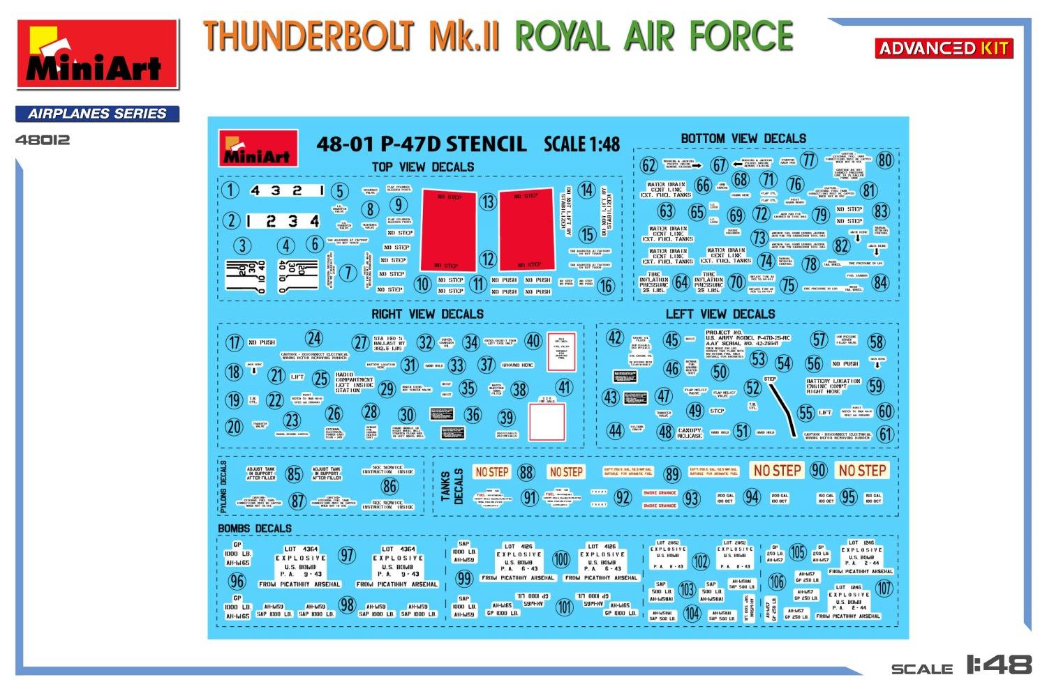 THUNDERBOLT Mk.II. ROYAL AIR FORCE. ADVANCED KIT – Image 3