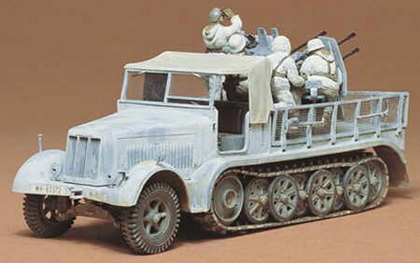 German 8T Half Track 20mm Flakvierling Sdkfz 7/1 – Image 2