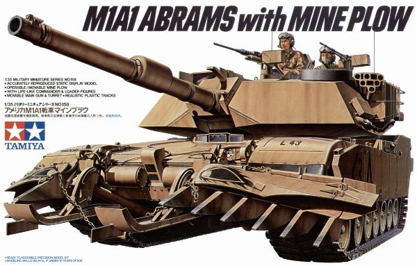 U.S. M1A1 Abrams w/Mine Plow