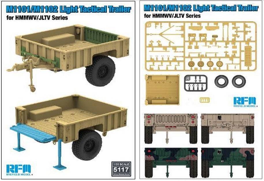 M1101/M1102 Light Tactical Trailer for HMMWV/JLTV Series – Image 3