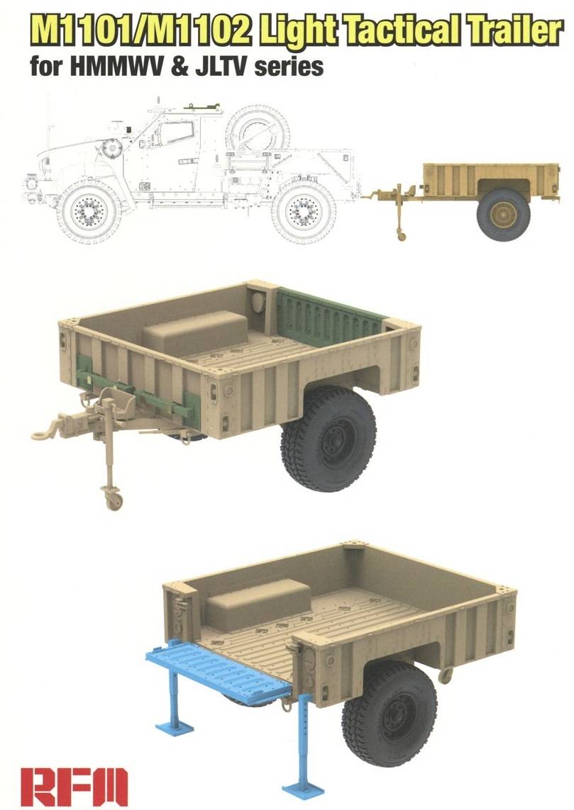 M1101/M1102 Light Tactical Trailer for HMMWV/JLTV Series – Image 2
