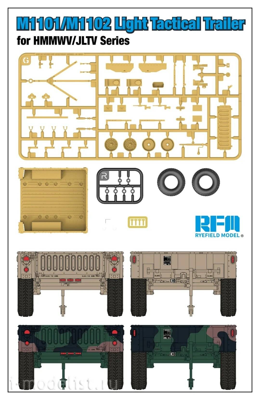 M1101/M1102 Light Tactical Trailer for HMMWV/JLTV Series – Image 5