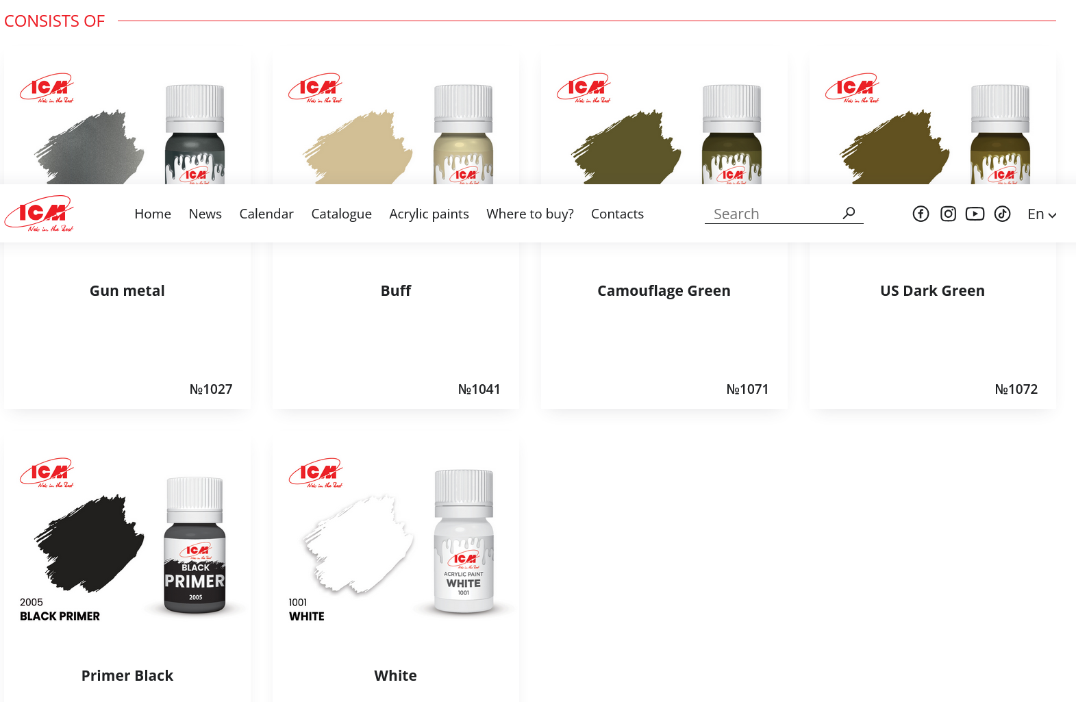 Acrylic paints set for WWII US Armored vehicles – Image 2