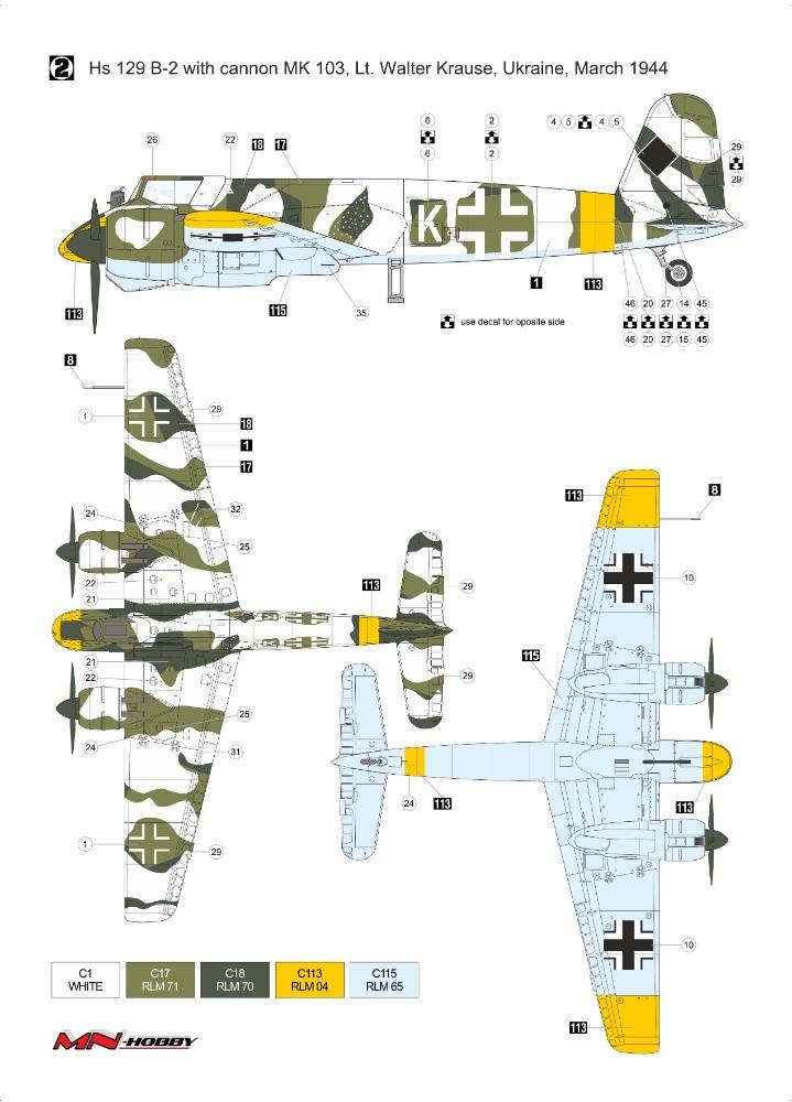 Henschel Hs 129B-2 With Cannon MK 101 And MK 103 – Image 3