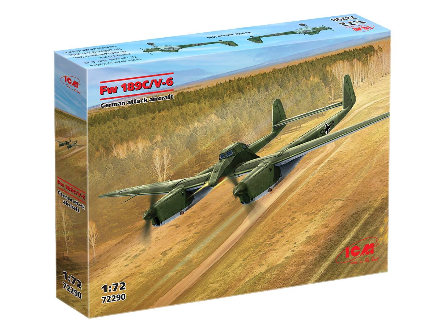 Focke-Wulf Fw 189C / V6 German attack aircraft – Image 7