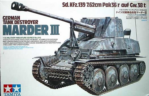 GERMAN MARDER III (38t) TANK DESTROYER Sd.kfz. 139