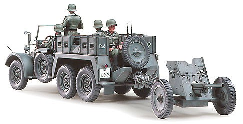 Krupp Protze 1 ton (6x4) Kfz. 69 Towing Truck with 3.7cm Pak – Image 3