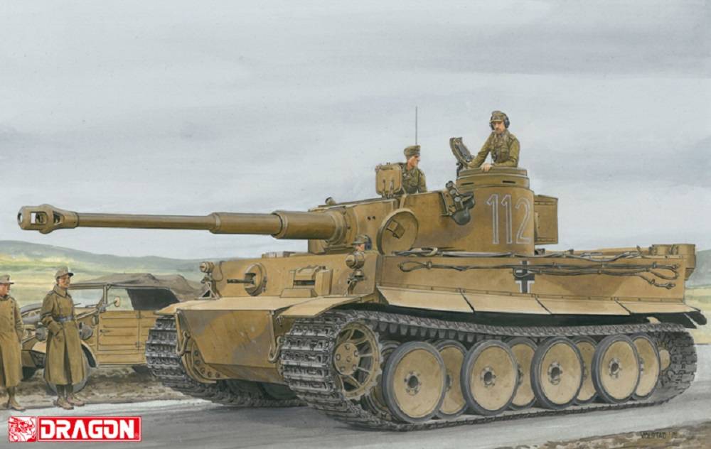 Pz.Kpfw.VI Ausf.E Sd.Kfz 181 Tiger 1 “Tunisian Initial” s.Pz.Abt.501 and Pz.Rgt.7 Tunisia 1942-43