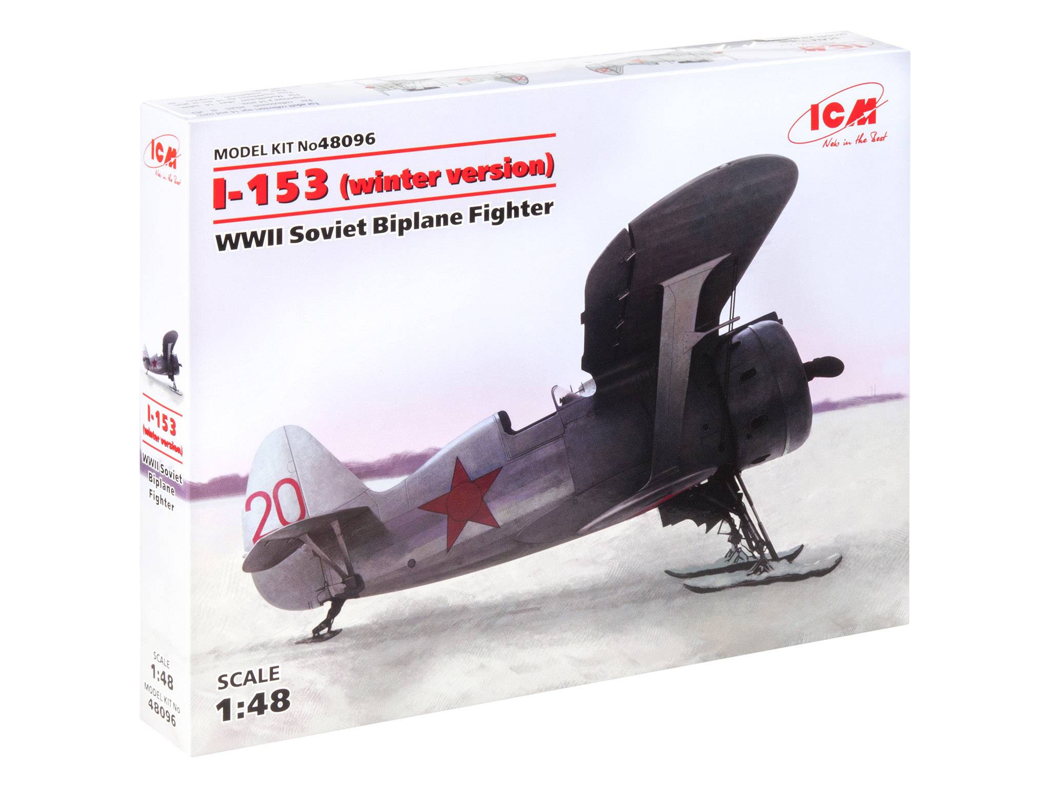 I-153 (winter version) WWII Soviet Biplane Fighter – Image 15